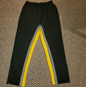 Black Triple Stack Track Pants